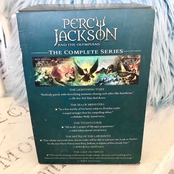Disney, Percy Jackson and the Olympians, 5 Book, Paperback, 2014, Boxed Set - Picture 5 of 16